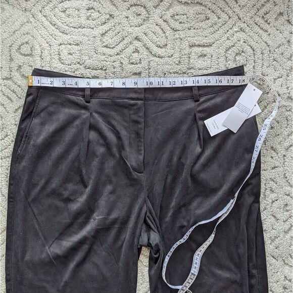 NWT CALVIN KLEIN Faux suede pants with pockets sz 14 @U - Picture 10 of 14